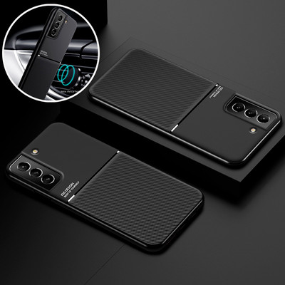 For Samsung S21 S20 S22Ultra S20 FE Magnetic Leather Slim Back Case Cover