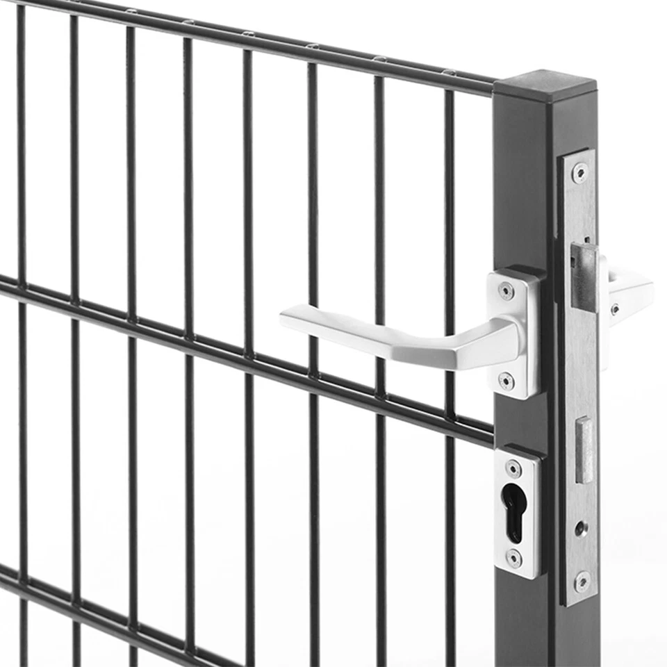 Premium Toranlage Ben 8/6/8 - Gartentor 1m - 3m Doppelstabmatten Gartentor Tor - Bild 2 von 4