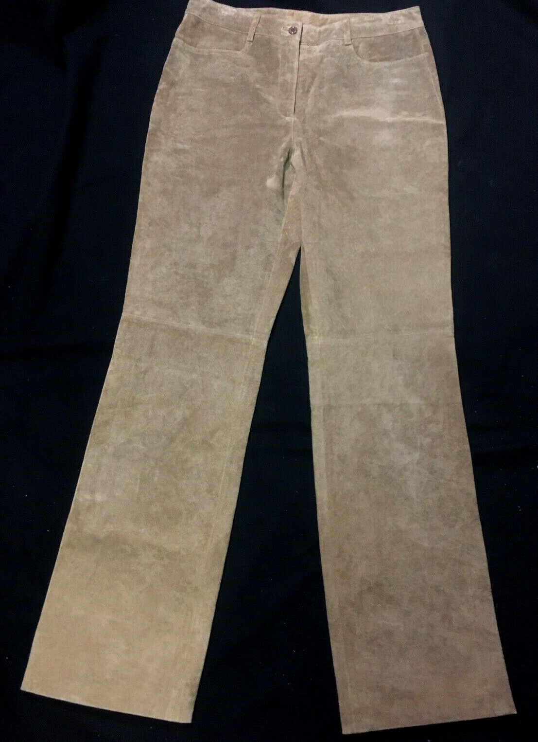 ETCETERA Leather Suede SILKY SOFT Pants Straight … - image 1