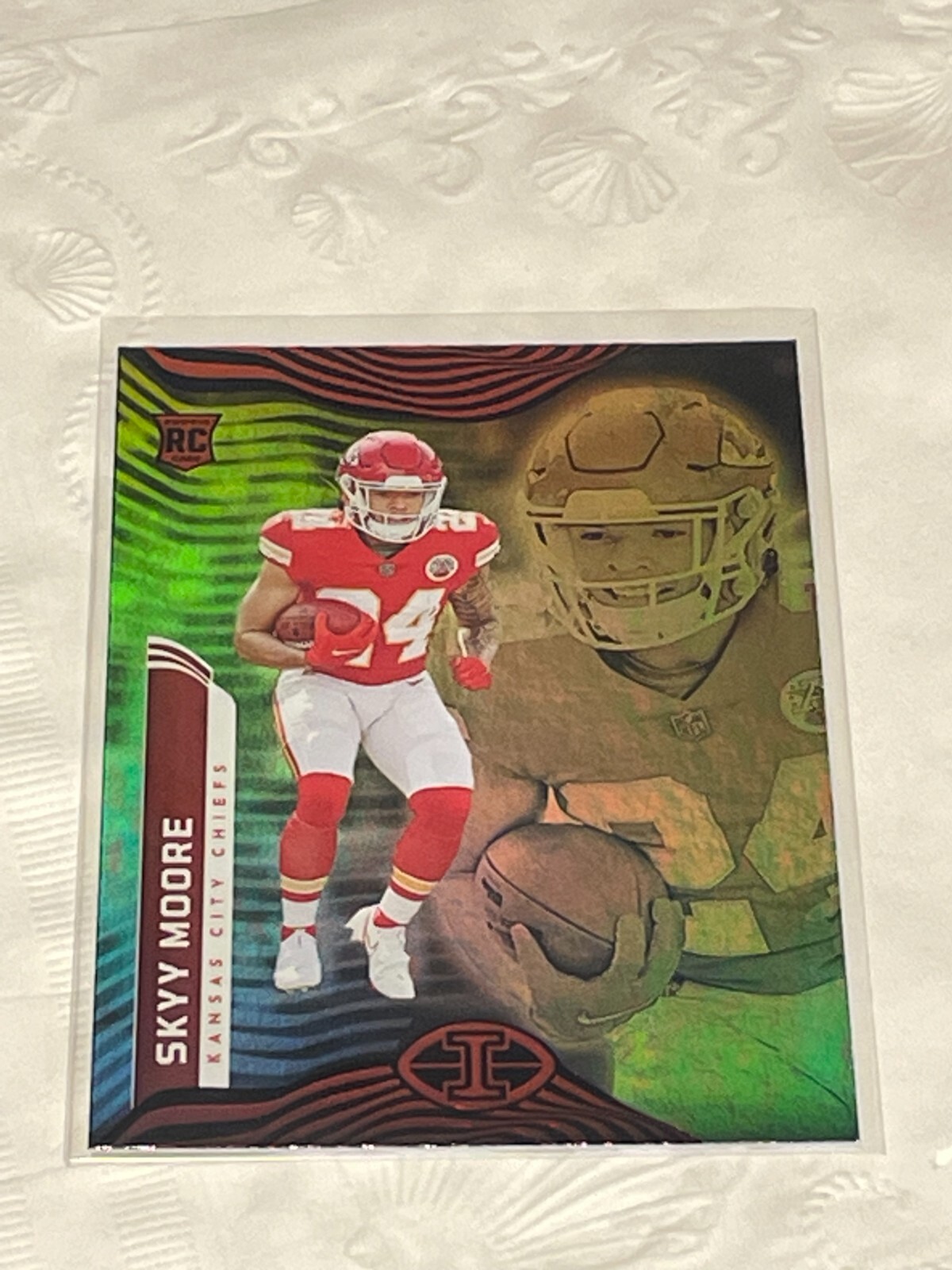 Skyy Moore RC 2022 Panini Illusions Football Card #45 Kansas City Chiefs