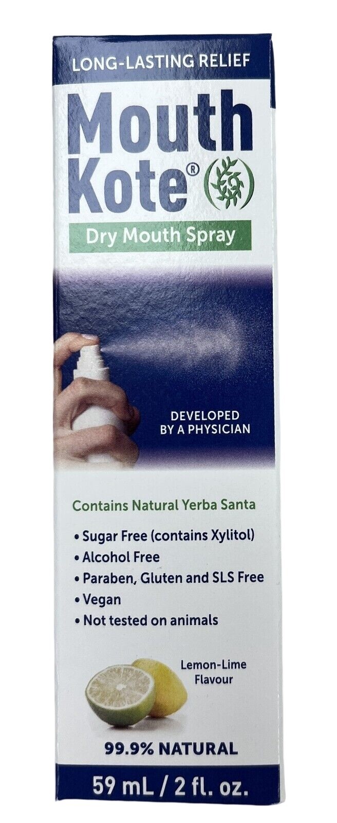 Mouth Kote Dry Mouth Spray with Yerba Santa Lemon/Lime 2oz ^ eBay