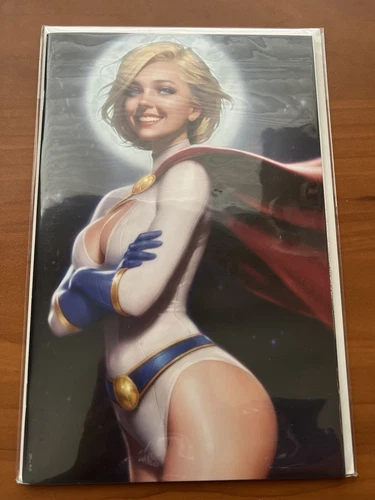 POWER GIRL Kara Zor-L Karen Starr SPECIAL #1 WILL JACK VIRGIN VARIANT Smiling LE
