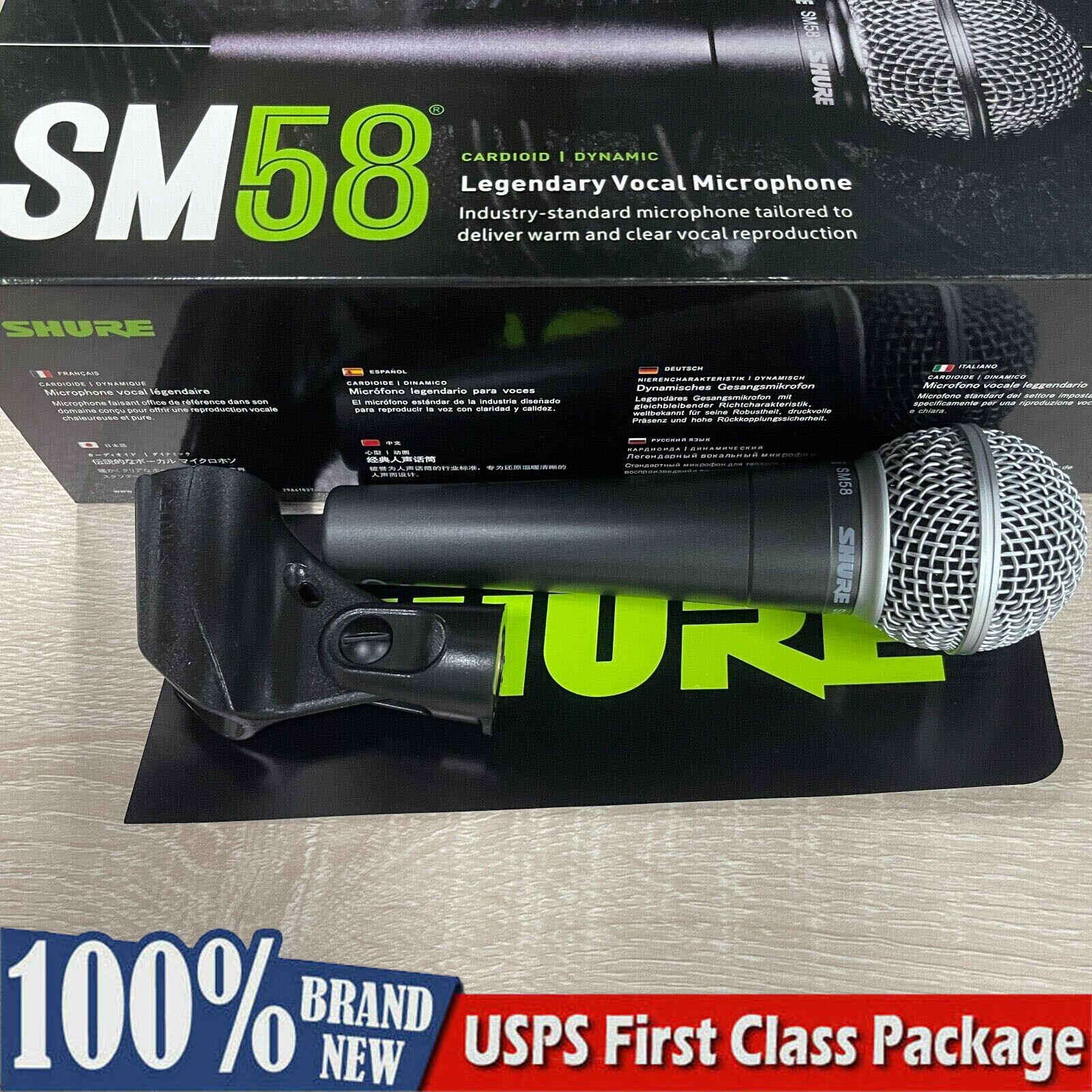 For Shure SM58LC Wired XLR Dynamic Vocal MicXLR Dynamic Vocal