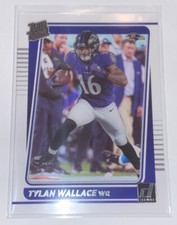 2021 Panini Clearly Donruss TYLAN WALLACE *Rated Rookie RC!* IN HAND PACK FRESH!