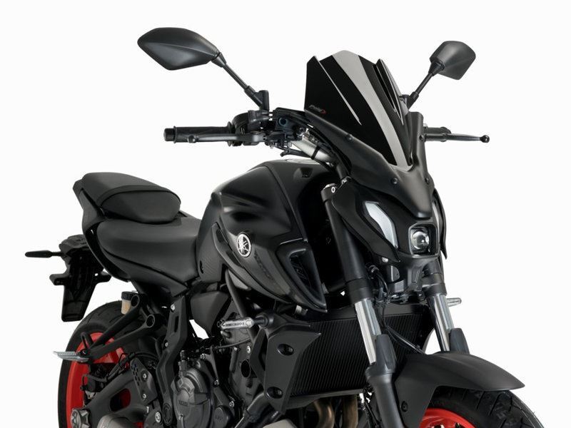 Puig Black New Generation Touring Screen Yamaha MT-07 2021-2024
