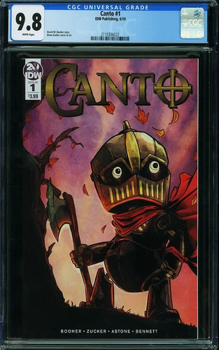 CANTO #1 (IDW 2019) 1st Appearance Canto - 1st Print - CGC 9.8 🔥🔑 Q12 222 cm