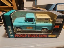 ERTL 1/25 Scale Diecast 1955 Pickup Truck Chevy Bank Coin True Value 1993