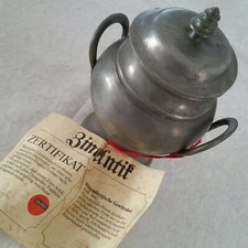 RARIT&Auml;T, W&uuml;rttembergische Gew&uuml;rzdose Handarbeit Vintage mit Zertifikatsm&uuml;nze