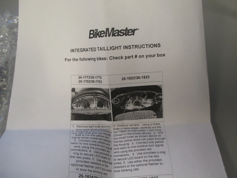 08-12 SUZUKI GSXR600 GSXR750 LED Luz Trasera Freno Claro NUEVO BikeMaster WM15 Foto 4 de 4