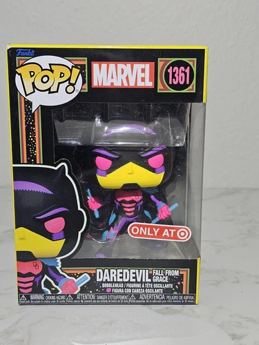 Funko Pop! Marvel Daredevil Fall From Grace #1361 Blacklight Target Exclusive NE