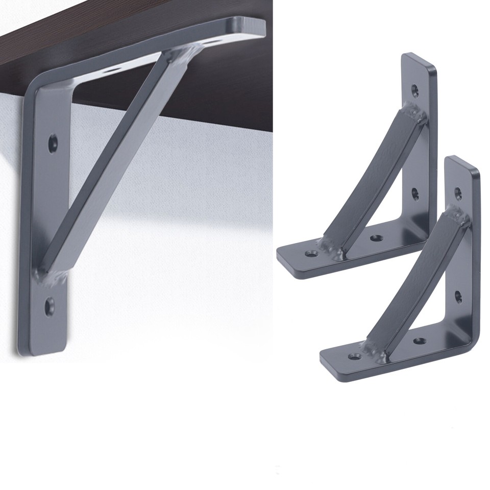 2pc Shelf Bracket L Shape Metal Corner Brace Shelf Right Angle Bracket