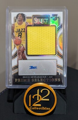 2023-24 Select Brice Sensabaugh Prime Selections #'d /49 Rookie Patch Auto