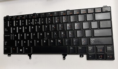 Dell Keyboard Genuine Original 047M3M NSK-DV2BC 1D E235863 Cable + Screws 