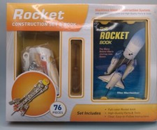 Mud Puddle Inc Books Model Stainless Steel Rocket Construction Set and Book