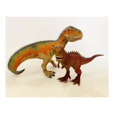 Schleich Dinosaur Lot Movable Jaw Giganotosaurus Carnotaurus T-Rex D-73527 14527