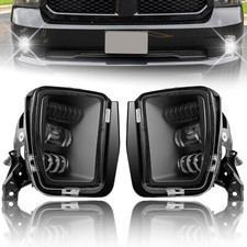 LED Fog Lights Bumper Lamps For 2013-2018 Dod...