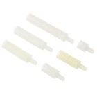 M3 Standoff Screws 120 Pack Nylon Hex PCB Standoffs White