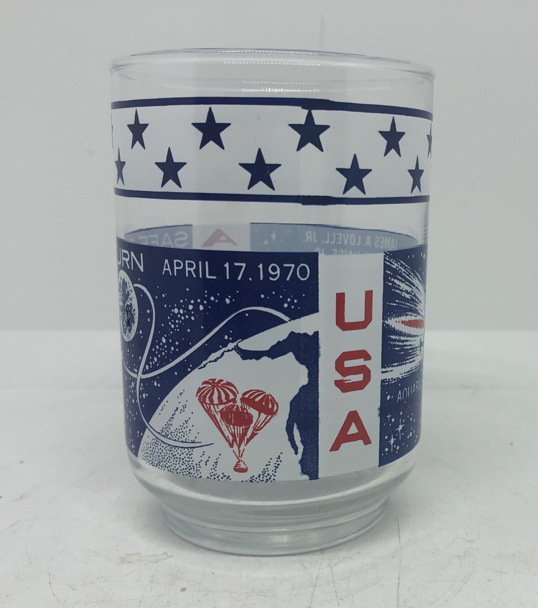 Vintage APOLLO 13 Commemorative Safe Return 1970 Tumbler Drinking