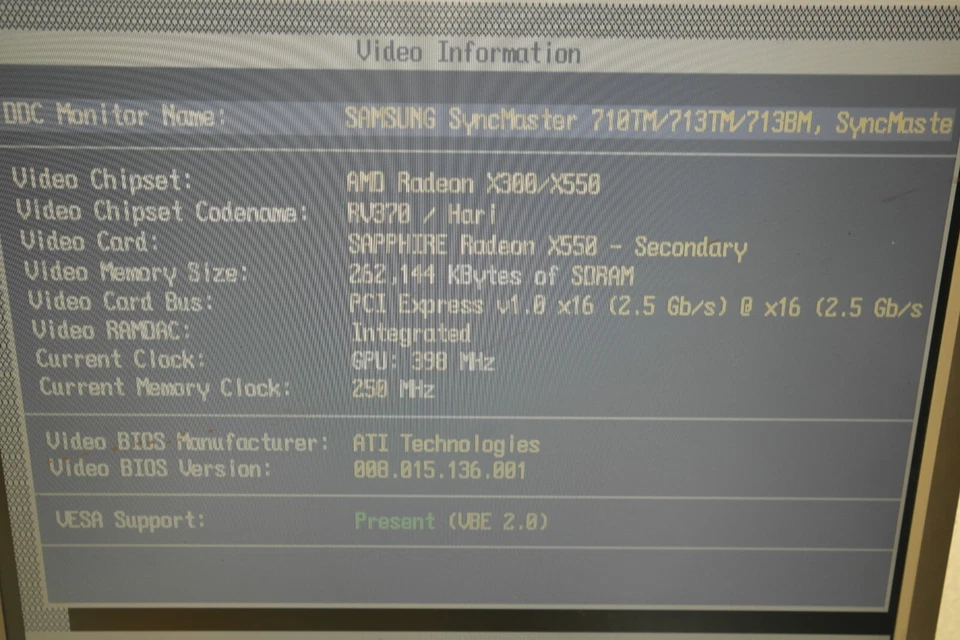 ATI Radeon X550 PCI-E 16* VGA DVI 256 MB VGA DVI S-video graphics Card Sapphire - Image 2 of 4