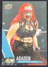 2021 UPPER DECK AEW ABADON FINISHER SP INSERT