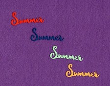 SUMMER die cuts beach lake scrapbook cards