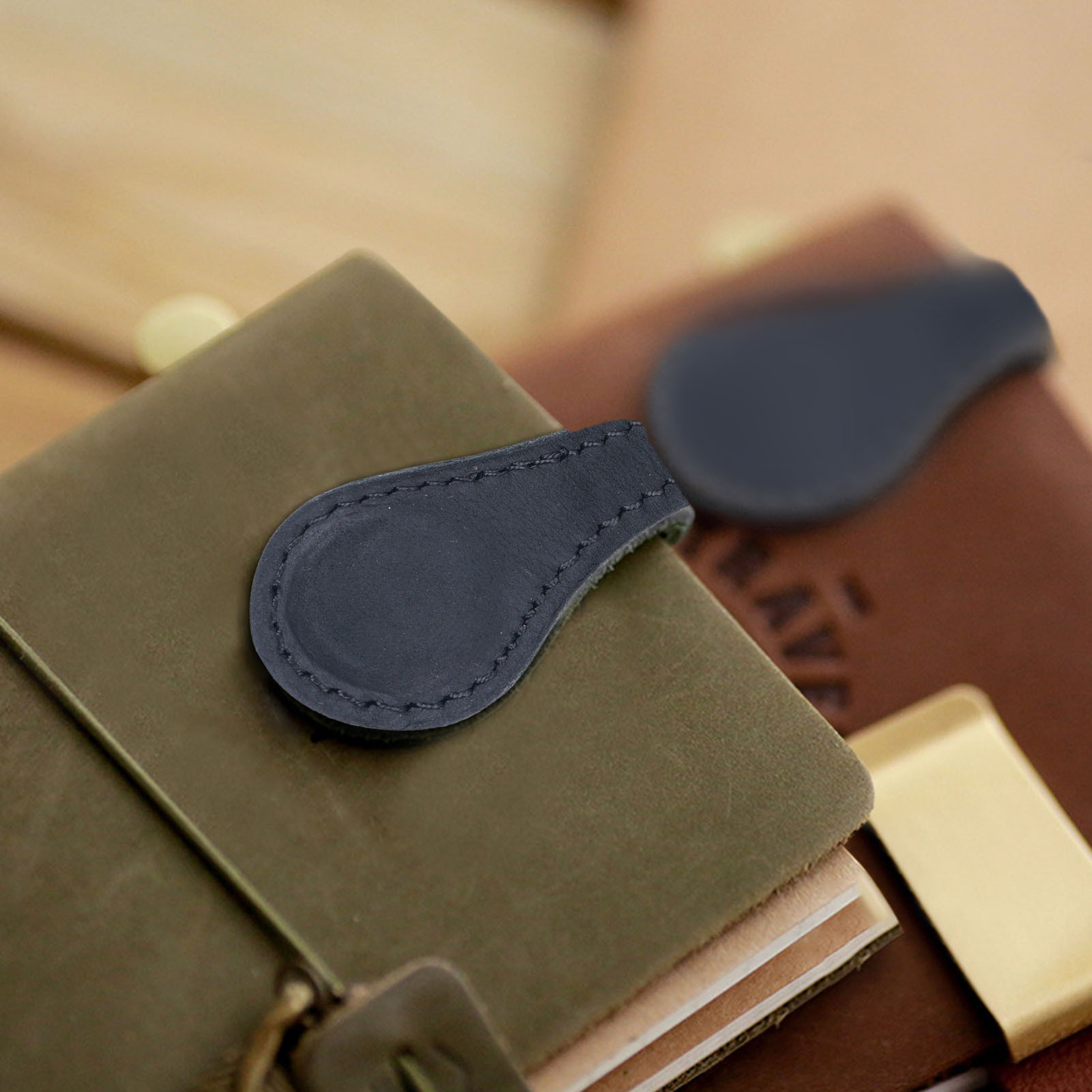 Leather Engraved Bookmark Handmade Corner Page Bookmarks eBay