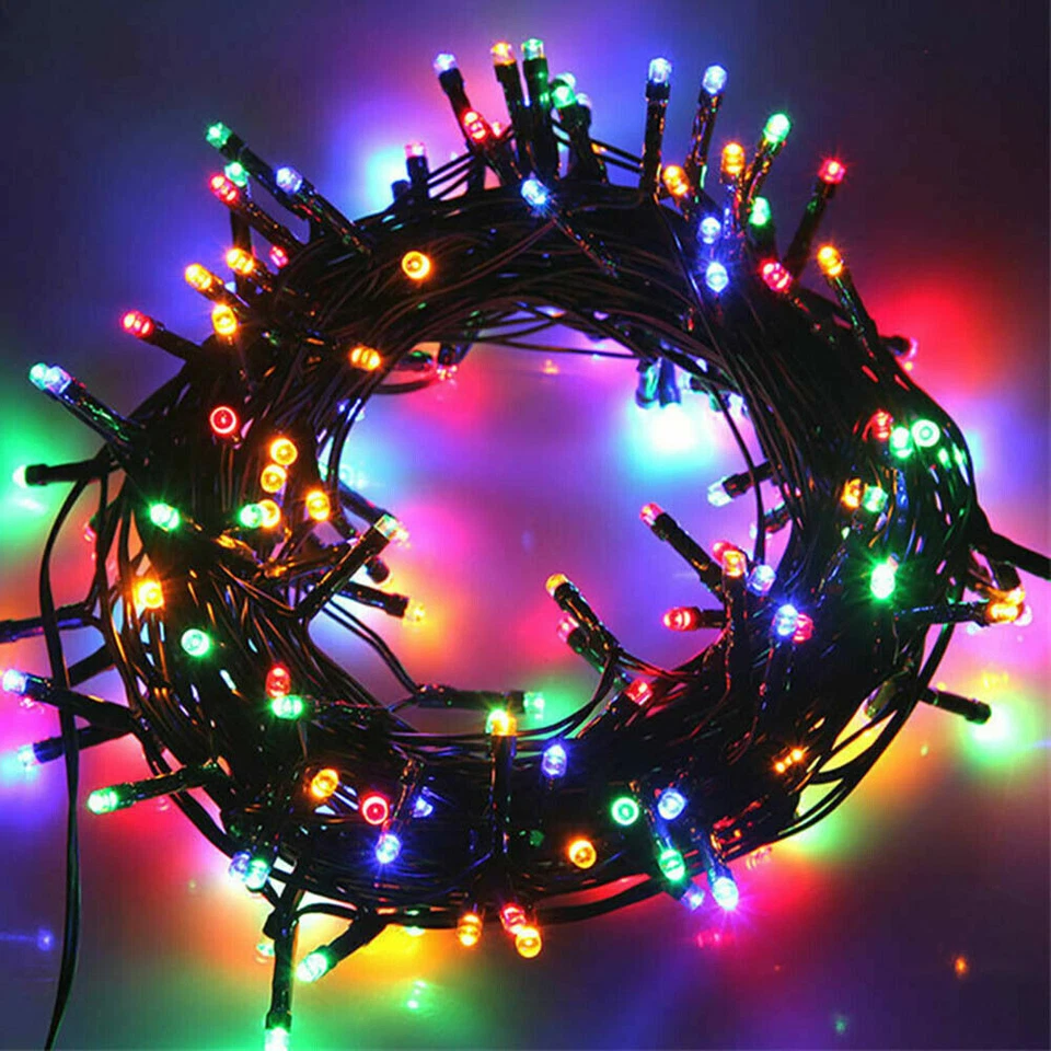 Solar LED String Lights 8 Mode For Outdoor Patio Party Garden Wedding Xmas Decor - Image 4 of 4