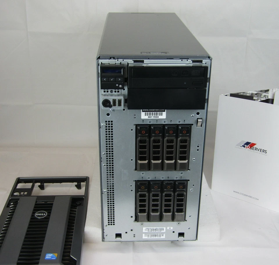 DELL PE T610 TOWER Server Dual 6-Core XEON X5670 **192gb RAM 8x4TB***32TB SAS*** - Image 2 of 4