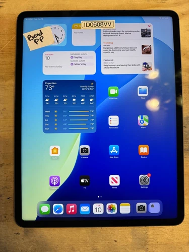 Apple iPad Pro 12.9-inch 5th gen 128GB, Wi-Fi + 5G, 12.9in Space Gray ID0608VV