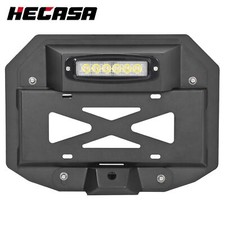 Fit Jeep Wrangler Jk 07-18 Spare Tire Delete License Plate Bracket Wbrake Light