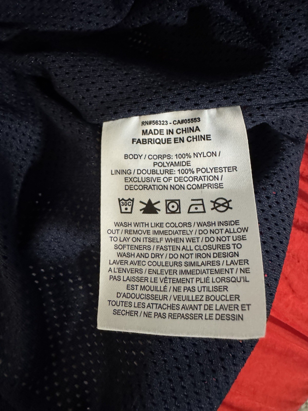 Nike Windrunner Jacket Red Full Zip Windbreaker H… - image 4