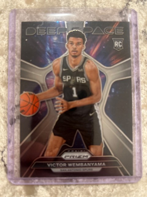 victor wembanyama prizm deep space rookie