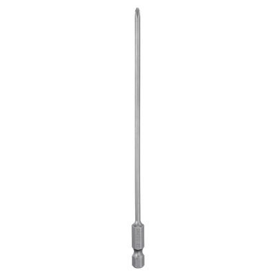 Magnetic Phillips Screwdriver Bit PH1 1/4'' Hex Shank 150mm Long 3mm Rod
