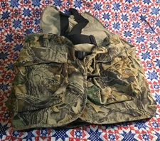 VINTAGE HUNTERS SPECIALTIES ADVANTAGE CAMO SPRING GOBBLER PAD SEAT TURKEY VEST