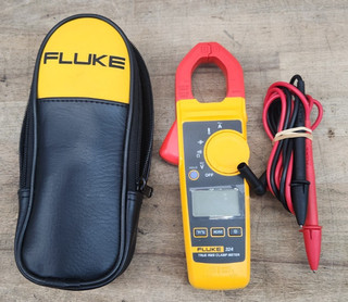 Fluke 324 True RMS Clamp Meter Digital Multimeter w/ Case