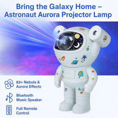 Astronaut Galaxie Projektor Sternenhimmel Nachtlicht Nebel Fernprojektion