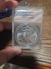 1986 American Silver Eagle Us Coin Anacs Ms70 First Year Issue #6
