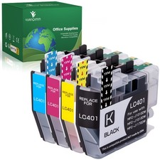 4PK LC401 LC-401 Ink Cartridges For Brother MFC-J1010DW MFC-J1012DW MFC-J1170DW