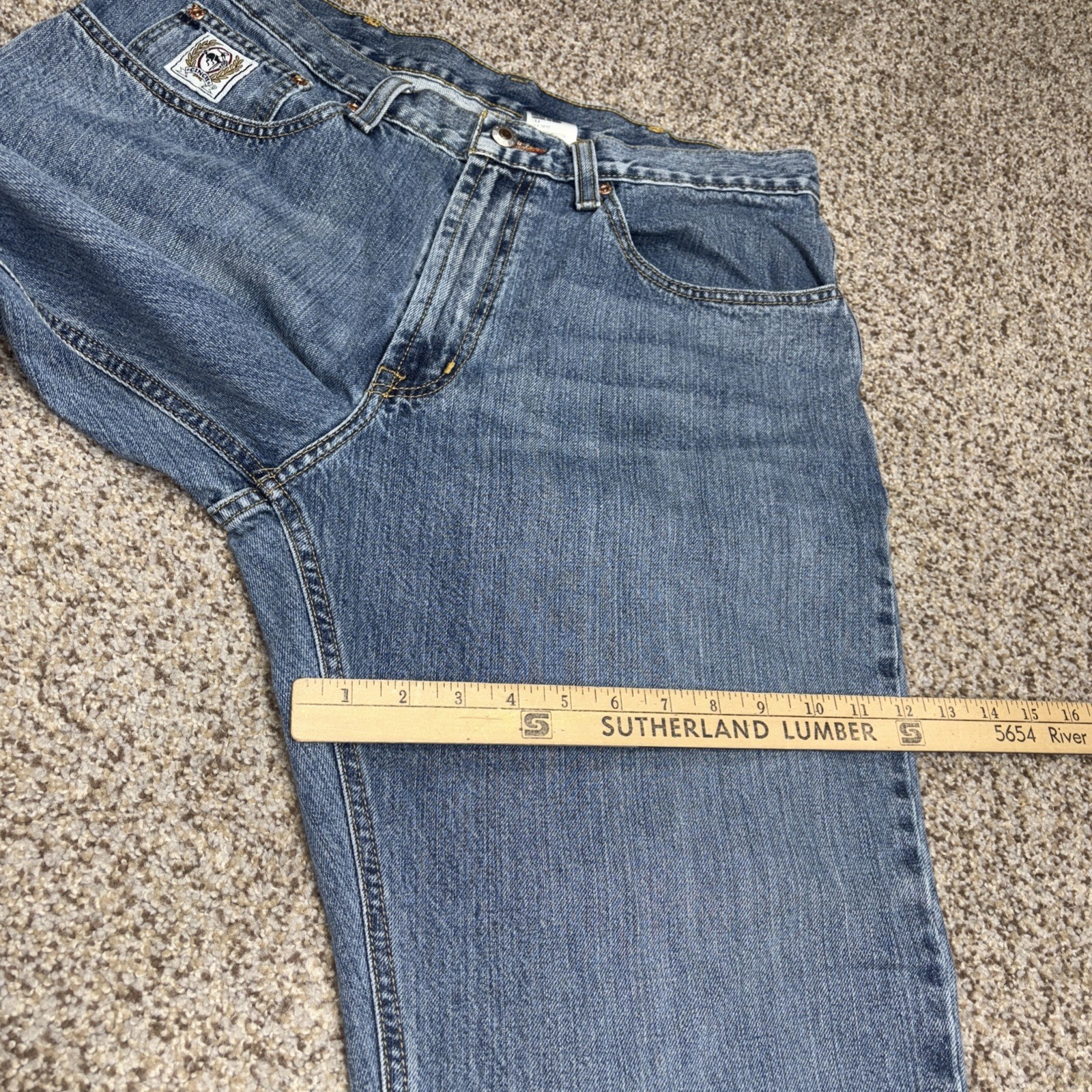 Cinch White Label Jeans Men's 36x30 Relaxed Fit Medium Stone Wash Fits 34 X 29 - View 13