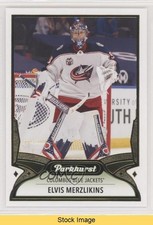 2021-22 Upper Deck Parkhurst Gold Lite FX Elvis Merzlikins #31 READ o1h