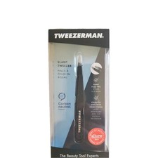Tweezerman Special Edition 40th Anniversary Slant Tweezers - Black