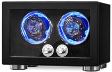 Watch Winder for Automatic Watches, Double Watch Winder with LED and 4 Rotati...