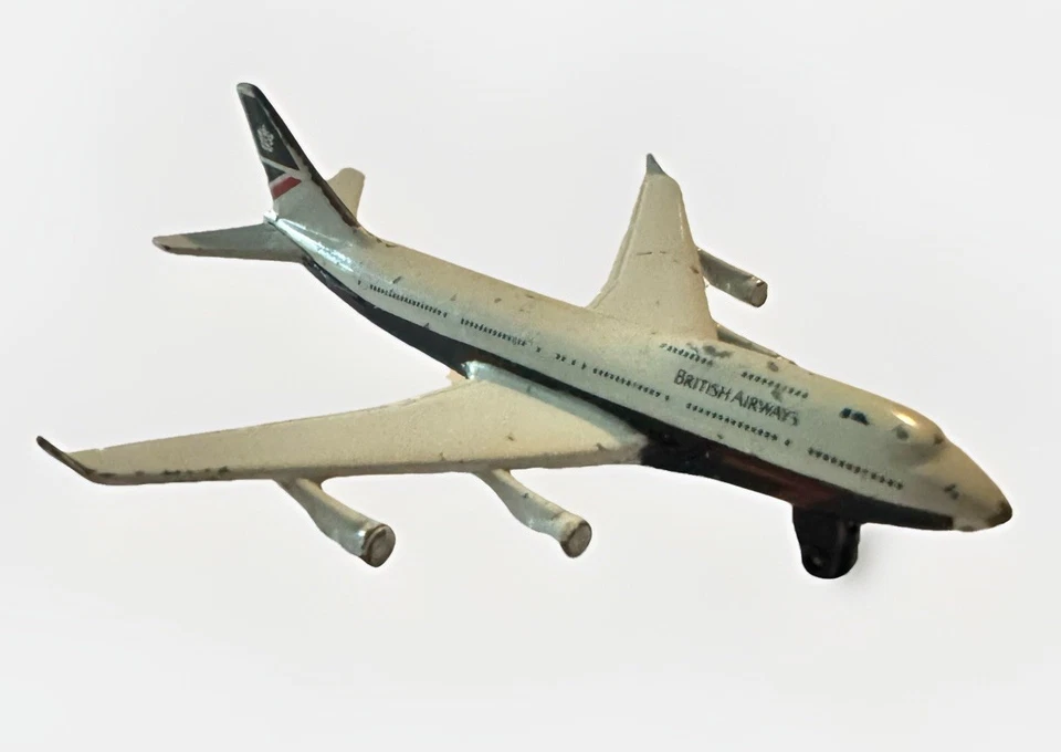 Avión diecast Matchbox Boeing 747-400 British Airways 1988 de colección Foto 3 de 4