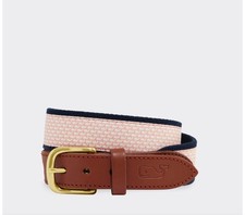 Vineyard Vines Boys' Micro Whale Classic Canvas Club Belt, 35  , XL