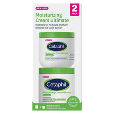 Cetaphil Moisturizing Cream Ultimate 2 Pack 20 oz  16 oz Sensitive Dry Skin New