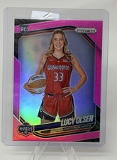Panini Prizm WNBA Rookie Pink Prizm Lucy Olsen #145 Washington Mystics 2025 /175
