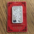 PAMP Lunar Legend Series 1oz Silver Bar Year of the Snake 2025