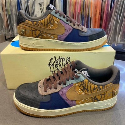 Nike Air Force 1 Low Travis Scott Cactus Jack Size 13 CN2405-900 - Pre-Owned