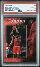 1999-00 Upper Deck SPx Decade of 95 1995 #J6 Michael Jordan PSA 9 Graded Card