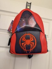 Loungefly Marvel Spider-Man Spider Verse Miles Morales Lenticular Mini Backpack